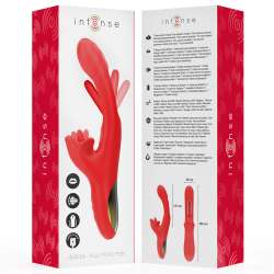 INTENSE JESSICA VIBRADOR MULTIFUNCIaN ESTIMULACIaN CLaTORIS 248 CM ROJO