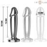 INTENSE PLUG ANAL 10 VIBRACIONES METAL EN FORMA DE DILDO CON CONTROL REMOTO S
