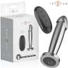 INTENSE PLUG ANAL 10 VIBRACIONES METAL EN FORMA DE DILDO CON CONTROL REMOTO M