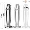 INTENSE PLUG ANAL 10 VIBRACIONES METAL EN FORMA DE DILDO CON CONTROL REMOTO M