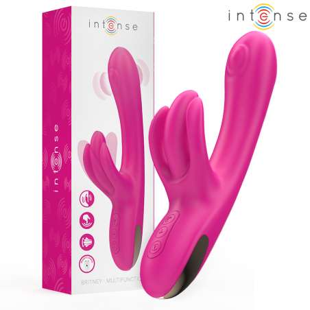 INTENSE BRITNEY VIBRADOR MULTIFUNCIaN RABBIT 23 CM ROSA