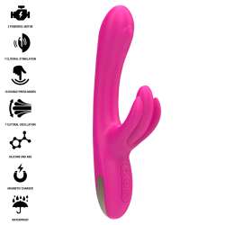 INTENSE BRITNEY VIBRADOR MULTIFUNCIaN RABBIT 23 CM ROSA