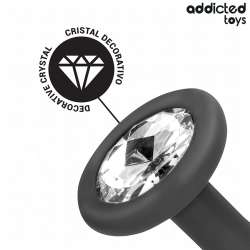 ADDICTED TOYS SET DE 3 PLUG SILICONA ANAL CON JOYA