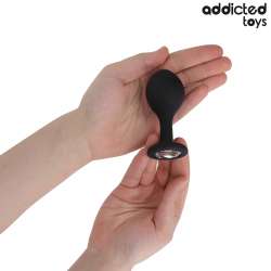 ADDICTED TOYS SET DE 3 PLUG SILICONA ANAL CON JOYA