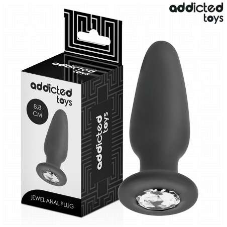 ADDICTED TOYS PLUG ANAL CON JOYA SILICONA TALLA S 88 CM