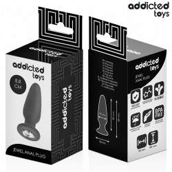 ADDICTED TOYS PLUG ANAL CON JOYA SILICONA TALLA S 88 CM
