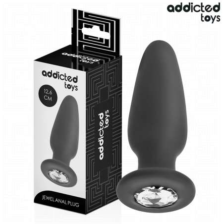 ADDICTED TOYS PLUG ANAL CON JOYA SILICONA TALLA L 126 CM