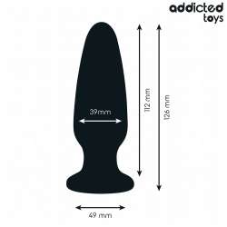 ADDICTED TOYS PLUG ANAL CON JOYA SILICONA TALLA L 126 CM