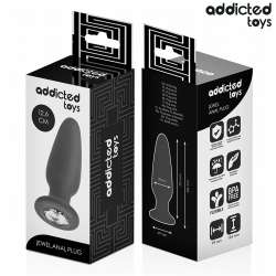 ADDICTED TOYS PLUG ANAL CON JOYA SILICONA TALLA L 126 CM