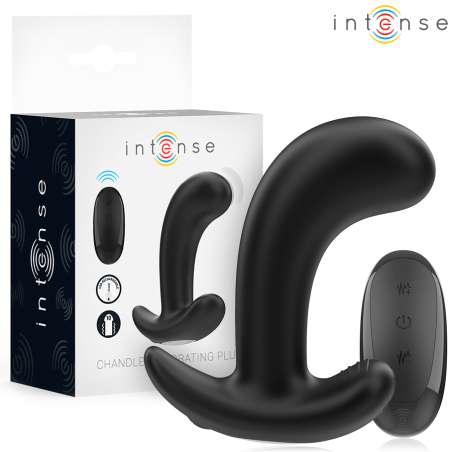 INTENSE CHANDLER PLUG ANAL 10 VIBRACIONES NEGRO CONTROL REMOTO