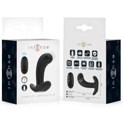 INTENSE CHANDLER PLUG ANAL 10 VIBRACIONES NEGRO CONTROL REMOTO