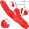 INTENSE KAROL VIBRADOR MULTIFUNCIaN EMPUJE ESTIMULACIaN ONDAS ESTIMULADORAS ROJO