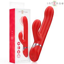 INTENSE LELE VIBRADOR MULTIFUNCIaN ROTATORIO OSCILACIaN ESTIMULACIaN ROJO