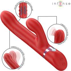 INTENSE LELE VIBRADOR MULTIFUNCIaN ROTATORIO OSCILACIaN ESTIMULACIaN ROJO