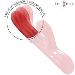 INTENSE LELE VIBRADOR MULTIFUNCIaN ROTATORIO OSCILACIaN ESTIMULACIaN ROJO