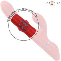 INTENSE LELE VIBRADOR MULTIFUNCIaN ROTATORIO OSCILACIaN ESTIMULACIaN ROJO