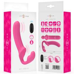 INTENSE AMY VIBRADOR DOBLE 20 CM ROSA CONTROL REMOTO