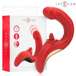 INTENSE PAULINA VIBRADOR ESTIMULADOR EN FORMA DE U ROJO