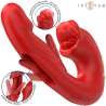 INTENSE NATHY VIBRADOR DOBLE CON BOCA ESTIMULADORA MULTIFUNCIaN ROJO