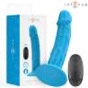 INTENSE PHOEBE VIBRADOR REALaSTICO 10 VIBRACIONES AZUL CONTROL REMOTO