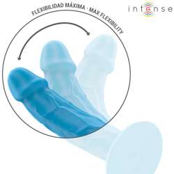 INTENSE PHOEBE VIBRADOR REALaSTICO 10 VIBRACIONES AZUL CONTROL REMOTO