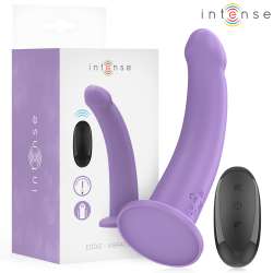INTENSE EDDIE VIBRADOR 175 CM 10 VIBRACIONES MORADO CONTROL REMOTO