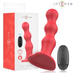 INTENSE CODY VIBRADOR CON VENTOSA ROJO CONTROL REMOTO