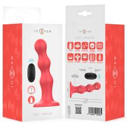 INTENSE CODY VIBRADOR CON VENTOSA ROJO CONTROL REMOTO