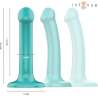 INTENSE KATIE VIBRADOR CON VENTOSA 10 VIBRACIONES AZUL OSCURO CONTROL REMOTO