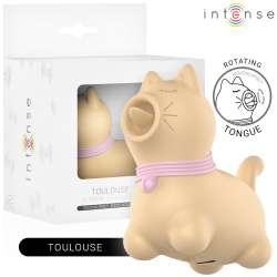INTENSE ESTIMULADOR PUPPY LENGUA ROTADORA 360aº PARA CLaTORIS AMARILLO