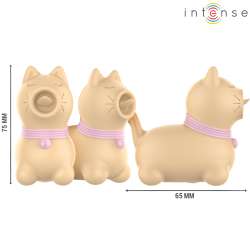 INTENSE ESTIMULADOR PUPPY LENGUA ROTADORA 360aº PARA CLaTORIS AMARILLO