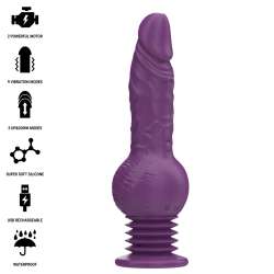 INTENSE TATUM VIBRADOR MULTIFUNCIaN CON VIBRACIaN UP AND DOWN 24 CM MORADO