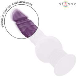 INTENSE TATUM VIBRADOR MULTIFUNCIaN CON VIBRACIaN UP AND DOWN 24 CM MORADO