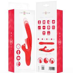 INTENSE ROSALIA VIBRADOR MULTIFUNCIaN 3 EN 1 ROJO