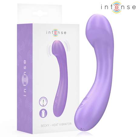 INTENSE BECKY VIBRADOR 19 CM CALENTABLE 7 VIBRACIONES MORADO