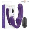 INTENSE JILL VIBRADOR DOBLE 20 CM VIOLETA CONTROL REMOTO