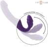 INTENSE JILL VIBRADOR DOBLE 20 CM VIOLETA CONTROL REMOTO