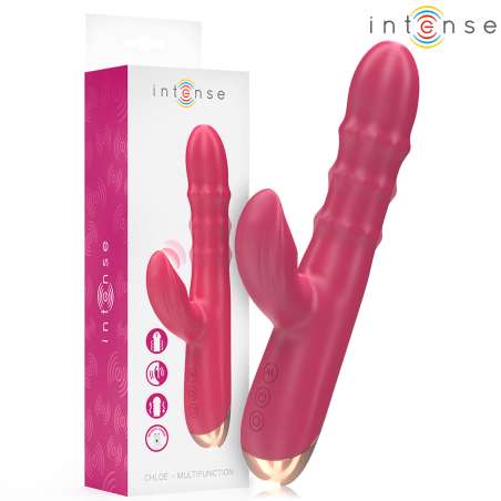 INTENSE CHLOE VIBRADOR MULTIFUNCIaN 3 EN 1 ROJO