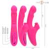 INTENSE EMI VIBRADOR 135 CM MULTIFUNCIaN 3 EN 1 10 VIBRACIONES ROSA