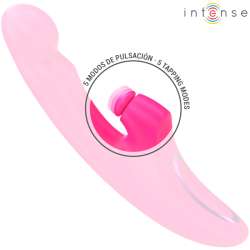 INTENSE EMI VIBRADOR 135 CM MULTIFUNCIaN 3 EN 1 10 VIBRACIONES ROSA