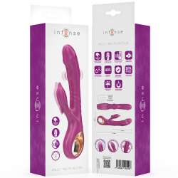 INTENSE HALLE VIBRADOR MULTIFUNCIaN CON LENGUA ESTIMULADORA EN FORMA DE DELFaN MORADO