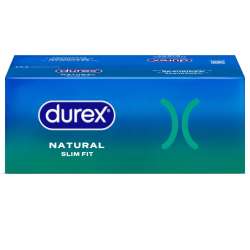 DUREX NATURAL SLIM FIT BASIC 144 UNIDADES