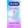 DUREX PRESERVATIVOS INVISIBLE EXTRA LUBRICADO 12 UNIDADES