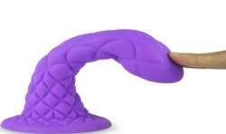 SILEXD DREAMY DILDO FANTASY SILICONA LIQUIDA TERMOREACTIVO VIOLETA 185 CM