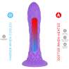 SILEXD DREAMY DILDO FANTASY SILICONA LIQUIDA TERMOREACTIVO VIOLETA 185 CM