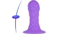 SILEXD DREAMY DILDO FANTASY SILICONA LIQUIDA TERMOREACTIVO VIOLETA 185 CM