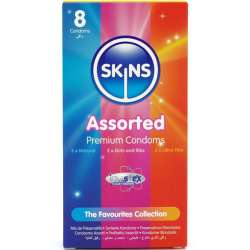 SKINS SURTIDO PRESERVATIVOS PREMIUM PACK 8