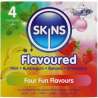 SKINS MULTI SABORES PRESERVATIVOS PREMIUM PACK 4