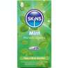 SKINS PRESERVATIVOS PREMIUM SABOR MENTA PACK 8