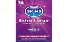 SKINS TAMAaO XL PRESERVATIVOS PREMIUM PACK 16